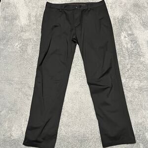Rhone Commuter Pants Mens 36 x31 Black Performance Stretch Chino COM-171